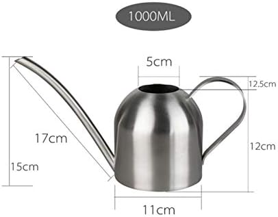 Naysku Stainless Steel Watering Pot, Watering Can for Indoor House Plants Long Spout Brushed Stainless Steel Watering Pot, Small Purling Can Indoor Watering Flower Kettle,500ml - Image 7
