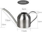 Naysku Stainless Steel Watering Pot, Watering Can for Indoor House Plants Long Spout Brushed Stainless Steel Watering Pot, Small Purling Can Indoor Watering Flower Kettle,500ml - Image 7