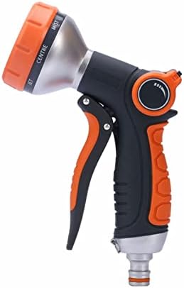Xiaochen Heavy Duty Adjustable Garden Hose Nozzle Multifunction Lawn Garage Patio Plant Water Hose Nozzle Sprayer Car Wash Outdoor Garden Pet Bathing Flow Controls Home Handheld by Unknown