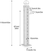 Outdoor Water Spigot, Waters Hose Holder Stand, Freestanding Private Fire Hydrant Suitable for Yard, Garden, Farm(110x10cm/43x4in) - Image 2