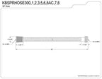 Kingston KBSPRHOSE306AC 30" Stainless Steel Hose, Antique Copper - Image 2