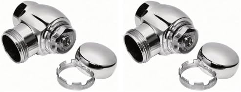 Sloan H-700-A 1" Screwdriver Control Stop without Cap for Use with Sloan Royal Flushometers, Includes 1" Vandal Resistant Cap & Adjustable Tailpiece, Chrome Plate Finish, 0388000 (Pack of 2) by Sloan