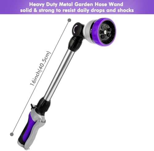RESTMO Heavy Duty Metal Hose Wand, Watering Wand for Garden Hose - Image 2