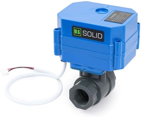 U.S. Solid 1/2 in UPVC Motorized Ball Valve, AC 110 V, 2-Wire Auto Return, Normally Closed, Standard Port 13.5 mm Bore, IP65 - Image 6