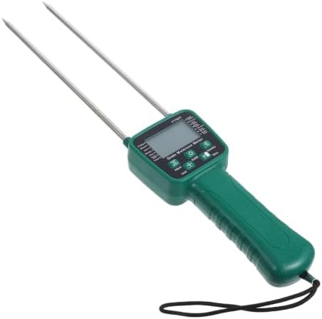 Precision Featuring Grain Probe Tester with Digital Moisture Real-time Data Announcements and Accurate Measurement for Stainless Steel and Abs Materials Agricultural Industries by Unknown