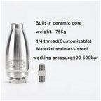 500 Bar Stainless Steel Turbo Nozzle, 360 Rotating - Image 3