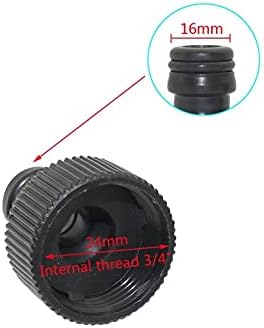 Generic Hose Connector Adapter 1 Pc 3/4"" Extral Threaded 2-Way Manifold, with Valve, with Quick Connector, Garden Irrigation Andricultural Faucet Accessories/Black - Image 4