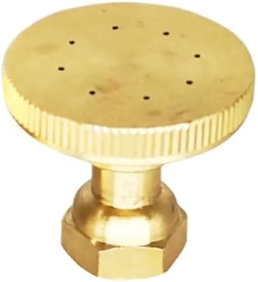 Adjustable 8 Hole Brass Sprayer Nozzle Atomizing Mist Fitting for Garden Hose by Unknown