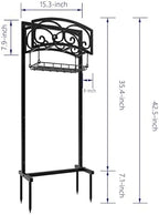 Freestanding Garden Hose Holder - Heavy Duty Metal Stand for 150ft Hose - Outdoor Organizer and Storage Rack - Image 4