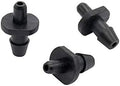 Hose Connector 1/4" Single Barb Straight Connector Greenhouse Irrigation 4mm Hose 4/7mm Barbed Hose Coupling Drip Irrigation Fittings 500 Pcs (Color : Black, Diameter : 1/4'') by Unknown