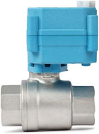 U.S. Solid Motorized Ball Valve - IP67 3/4inch Stainless Steel Ball Valve 9-24V with Waterproof Cover, Full Port, Manual Function, 2 Wire Auto Return, NPT, Normally Open - Image 4
