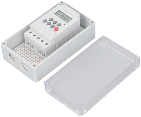Focket Pool Pump Timer, Outdoor Waterproof Programmable Timer Switch Mechanical Timer Box with Manual Button, Heavy Duty Digital Timer Box for Water Heater, Pool Pump, SPA, Motor (AC - Image 7