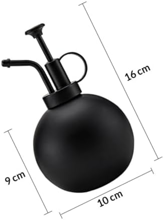 Xmas Black 500ml Stainless Steel Watering Can for Flowers and Plants - Image 2
