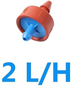 Irrigation Dripper Pressure Compensate Emitter Garden Drip Compensation Regulator Greenhouse Agriculture Steady Flow Watering Dripper 2L 4L 8L 50Pcs (Color : 2L/H) - Image 2