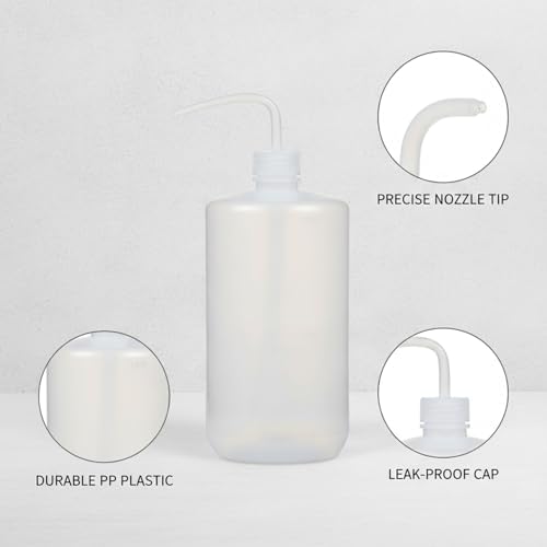 Precision Squeeze Watering Bottle with Long Curved Spout for Indoor Plants - Durable PP Plastic - Image 6