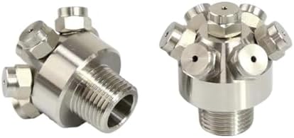 High Pressure 360 Degree 7 Holes Multi-Head Full Cone Spray Rotating Tank Cleaning Nozzle(3l4 Male 7hole 3.0mm) - Image 3
