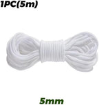 5/10/20M Self-Watering Cotton Rope for Flower Pots Automatic Watering Absorbent Wicks Home Garden Flower Pot DIY Device System(2PCS(6mmX5m)) - Image 3