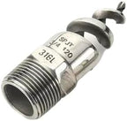 316L Stainless Steel Spiral Jet Nozzle - Full Cone Industrial Spray for Garden Use, Male Connection, Reducing Nipple Design(DN40) by Unknown