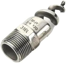 316L Stainless Steel Spiral Jet Nozzle - Full Cone Industrial Spray for Garden Use, Male Connection, Reducing Nipple Design(DN40) by Unknown