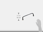 T&S Brass 061X Swing Nozzle, Chrome, 10-Inch - Image 2