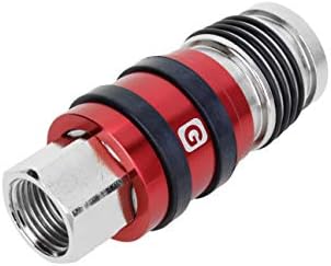 Milton 2 In ONE Universal Safety Exhaust Coupler – 1/2" FNPT x 1/2" Body Flow, Safely Bleeds Excess Air and Disengages Fittings - Image 3