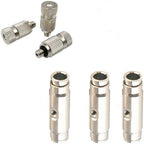 10 Pack High Pressure Brass Misting Nozzles With 1/4" Interface Quick Connector, Anti Drip Fogging Spray Head, Cleanable Water Mist Sprayers 10/24 UNC Mist Nozzle Dust Control(Size:Orifice 0.4mm ,) - Image 6