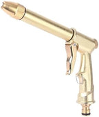 Portable High-pressure Water Gun For Cleaning Wash Machine Garden Watering Hose Nozzle Sprinkler Foam(Gold Gun) by Unknown