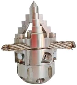 High Pressure Rotary Sewer Jetter Nozzle Kit - 40L Customized Stainless Steel Chain Root Cutter with 3 Side and 6 Rear Nozzles for Efficient Pipe Cleaning(Model 1 1I2 40L) by Unknown