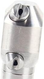 1" Cleaning Nozzle, 360° Rotating Spray Nozzle, 303 Stainless Steel Washing Nozzle, 50L/Min Flow High Pressure Continuous Rotary Washer Nozzle for Barrel Tank Cleaning - Image 3