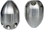 Stainless Steel Sewer Jetter Nozzle, 1" Female, Front 1 Back 8 - Image 3