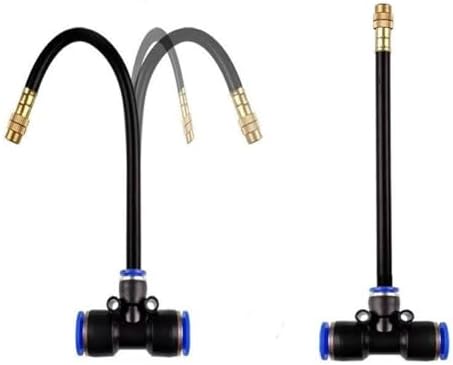 Sprayer Nozzle with T-Connector Water Mist Nozzle Flexible Pipe Wear-Resistant Plant Watering Tool for Irrigation Systems Atomizing Nozzle + 12mm tee Belt 20pc by Unknown