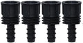 4PCS 1/2" 3/4" Threaded 16 20 25MM PE Hose Barb Tee Connector Adapter Tubing Joints Garden Drip Irrigation Coupling Repair(KSL01-211-4PCS) by Unknown
