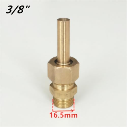 5pcs 1/8" 1/4" 3/8" 1/2" 3/4" copper/brass adjustable fountain Jet nozzles(3l8) - Image 2