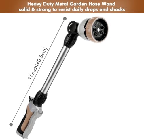 RESTMO Heavy Duty Metal Hose Wand, Watering Wand for Garden Hose - Image 3