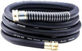 Guitrees Leader Garden Hose 10ft x 3/4", Heavy Duty Short Water Hose, Male to Female Fittings, Five Layered Braiding for Durability, 1000PSI Burst, 300PSI Working (Black) by Guitrees