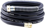 Guitrees Leader Garden Hose 10ft x 3/4", Heavy Duty Short Water Hose, Male to Female Fittings, Five Layered Braiding for Durability, 1000PSI Burst, 300PSI Working (Black) by Guitrees
