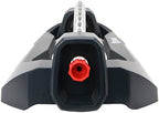 Eden 94106 Turbo Oscillating Sprinkler, Covers Up to 4,000 sq. ft., 18 Precision Nozzles, Weighted Base, Adjustable Range, Flow Control Knob, Quick Connect Bundle, Black, Silver, Red - Image 4