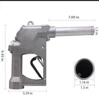 1-1/2" 1.5" Inch NPT Automatic Shut-Off Fuel Nozzle,Fuel Hose Swivel,Big Flow Rate 53 GPM,Heavy Duty Fuel Transfer Pump Gas Diesel Nozzle,3-Notch Hold Open Clip,working pressure 44PSI - Image 6