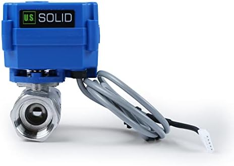 U.S. Solid Water Leak Detector with Auto Shut-Off Valve & Sound Alarm, 3/4" NSF Certified 304SS Motorized Ball Valve with 3 Sensors, Smart Sensor System for Water Heaters, Laundry & Flood Prevention - Image 3