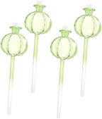BESPORTBLE 4pcs Self Watering Bulbs Clear Glass Plant Watering Globes for Automatic Plant Care Cactus Shaped Easy to Use Decorative by BESPORTBLE