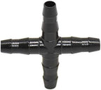 Hose Connector 1/4" Cross Connector 4/7 Hose 4 Way Divider Garden Irrigation Barb Drip Irrigation Fitting 1000 Pcs (Color : Black) - Image 6