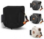 Wall Mounted Hose Reel Cover for Giraffe Tools AW30 100 ft Retractable Hose Reel 2021–2026,Waterproof Oxford fabric for Retractable Garden Hoses ReelsHeavy Duty Shield,Black by Trrisaun