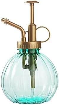 SUNESA Watering Can Plant Mister Spray Watering Can 350ML Vintage Flower Watering Can with Pump Plant Hand Press Spray Bottle Plant Mister - Clear Glass Spout Water Can (Color : White) by Unknown