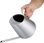 Stainless Steel Watering Can, Long Spout Brushed Indoor Outdoor Garden Plant Watering Can for Houseplants, Desk & Home Bonsai Balcony, Office, Hotel 50oz/1.5L - Image 7
