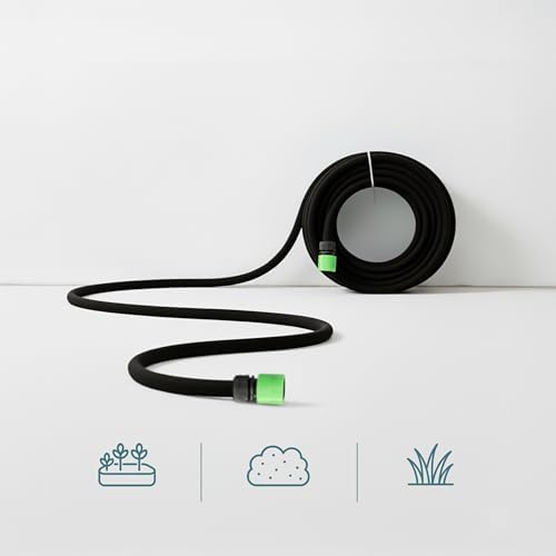 Relaxdays Drip Irrigation Hose, 30m, for Watering, Percolation, Ready-to-Use Drip, Raised Bed & Hedge, Gardening, Black - Image 6