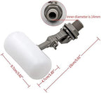 1/2 Inch Water Tank Float Ball Valve - Automatic Fill Shut Off Valve for Humidifier and Water Level Control,1pcs - Image 2