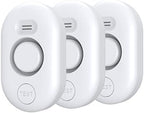Water Leak Detector Sensor Alarm: Home Water Flooding Monitor Smart Sink Overflow Monitoring Adjustable Wet Moisture Alert Pipe Leakage Drip Detection Warning for Basement Floor (3 Sensor) by METAK