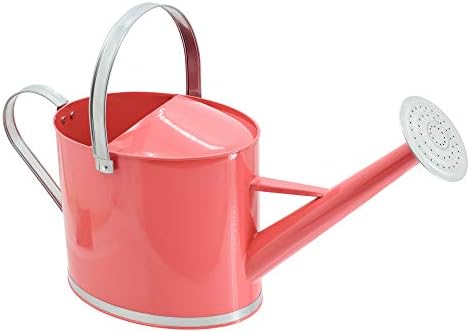 Arcadia Garden Products WC16 Chic Watering Can, Indoor and Outdoor, Easy Pour, Gift, 1.8 gal, Coral by Unknown