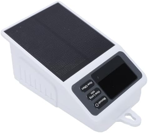 Dpofirs Automatic Watering Timer, Solar Powered Irrigation Controller with Precision Scheduling, for Garden Plants Indoor and Outdoor Use, US Plug 100 240V (US Plug 100-240V) - Image 2