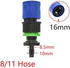 Ship accessories Quick Connector Nipple EURO 3/4'' Threaded Barb Adapter for 4/8/16/20/25/32mm PE Hose Pipe Garden Drip Irrigation Watering Irrigation accessories(Navy Blue) - Image 2